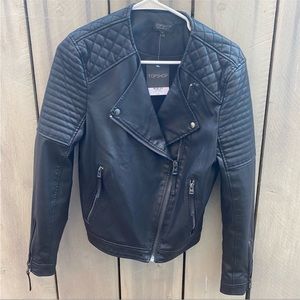 New with tags TopShop faux leather Moto jacket